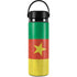 Cameroon Flag Distressed Hydro Flask 20oz Wide Mouth Skin